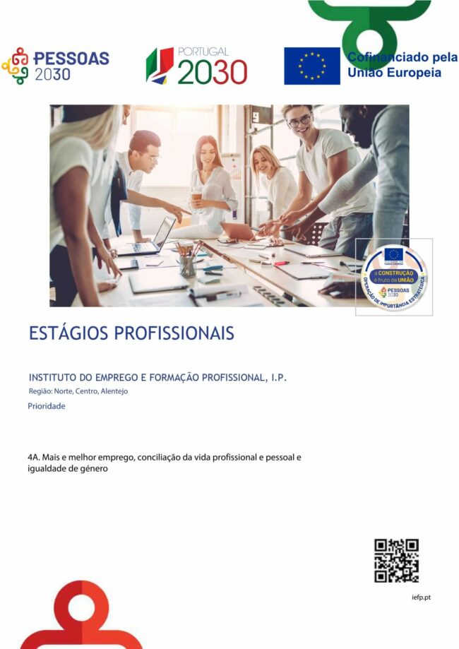 Cartaz Informação e Publicidade Estágios Profissionais