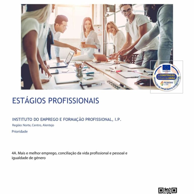 Cartaz Informação e Publicidade Estágios Profissionais